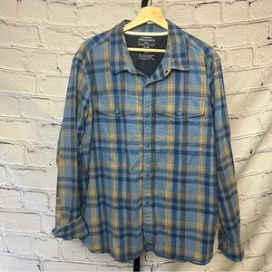 REI Cooperative Long Sleeve, Plaid, Button Down Flannel Shirt